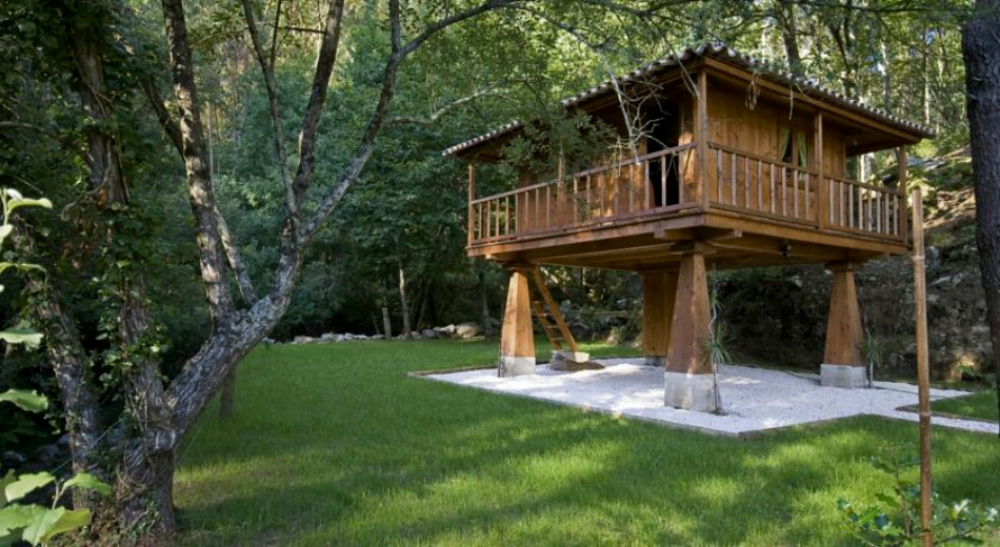 construção sustentável - casa de madeira