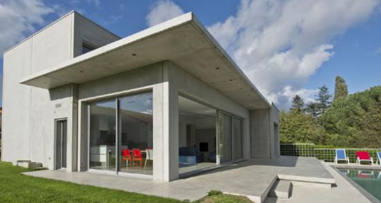 Casa pré moldada de concreto