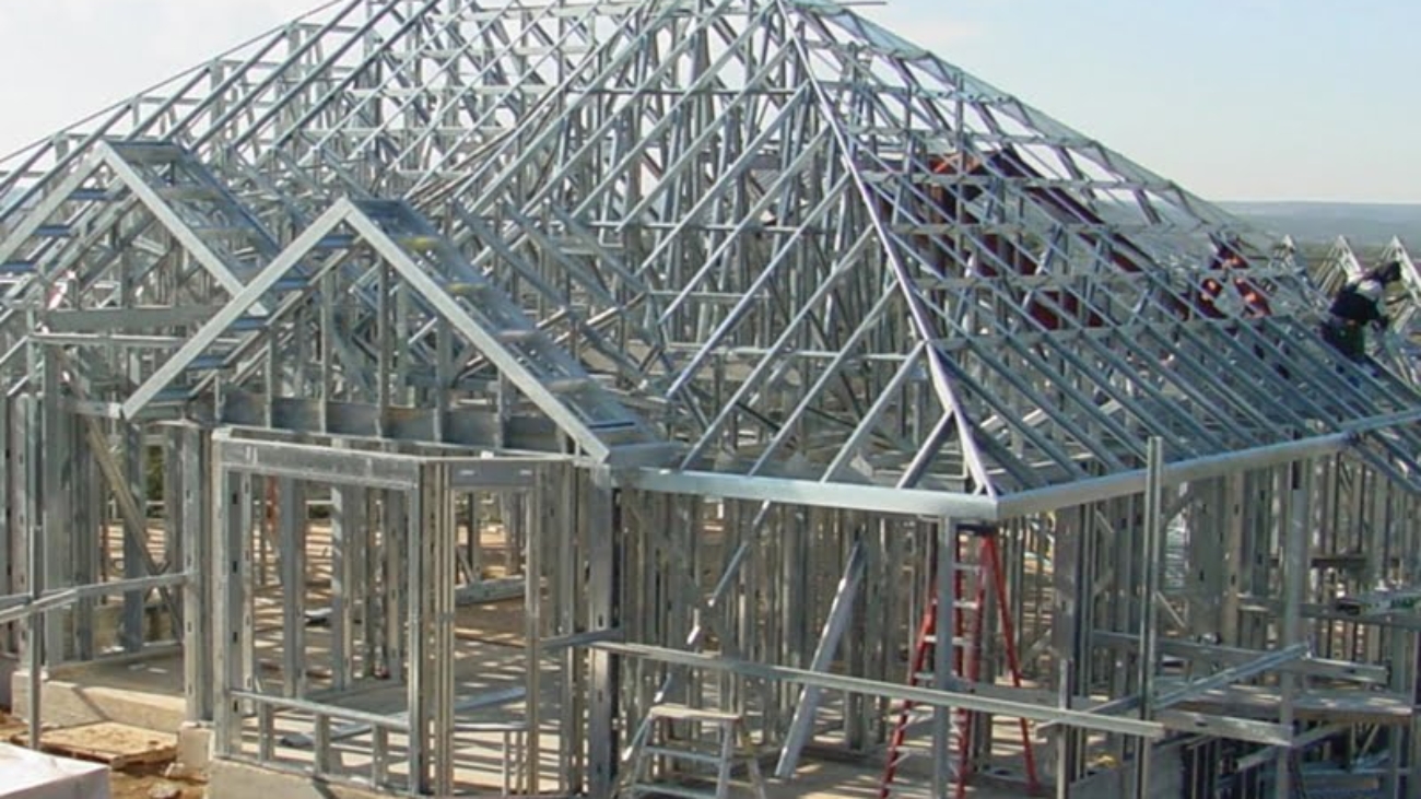Tipos de telhados para casa de steel frame